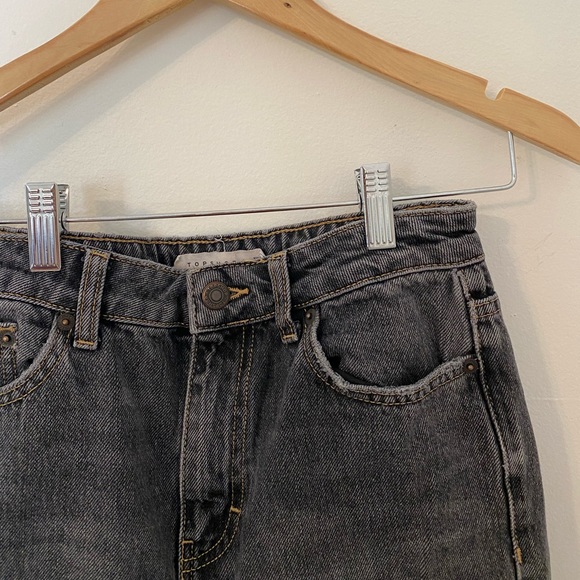 Topshop High Waisted Tall Mom Jeans - Picture 8 of 9